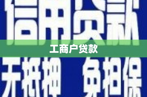虎林工商户贷款