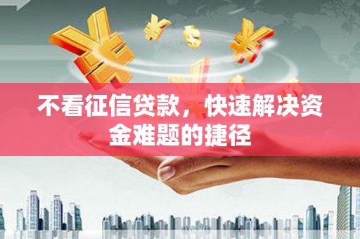 阿瓦提不看征信贷款，快速解决资金难题的捷径