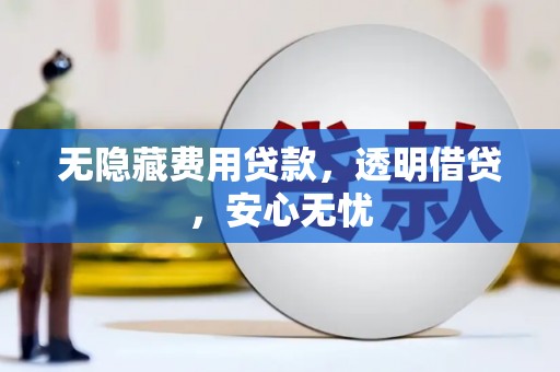 石嘴山无隐藏费用贷款，透明借贷，安心无忧