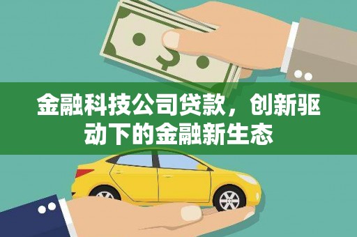 南湖金融科技公司贷款，创新驱动下的金融新生态