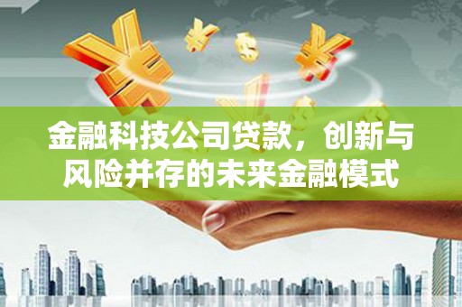 中山金融科技公司贷款，创新与风险并存的未来金融模式
