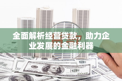 双滦全面解析经营贷款，助力企业发展的金融利器