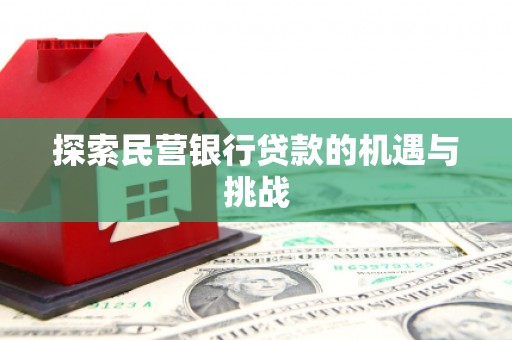 正安探索民营银行贷款的机遇与挑战