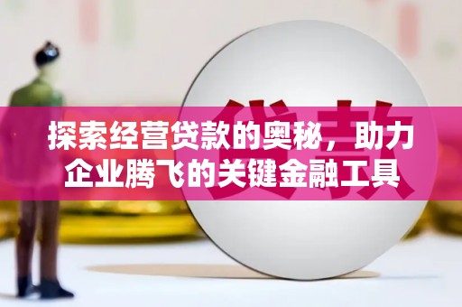 任丘探索经营贷款的奥秘，助力企业腾飞的关键金融工具