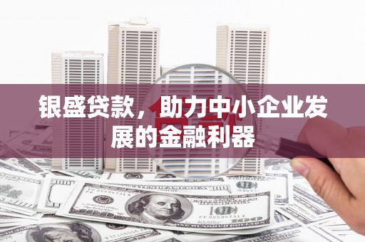 伽师银盛贷款，助力中小企业发展的金融利器
