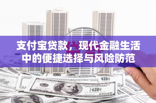 德清支付宝贷款，现代金融生活中的便捷选择与风险防范