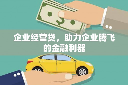 夏县企业经营贷，助力企业腾飞的金融利器