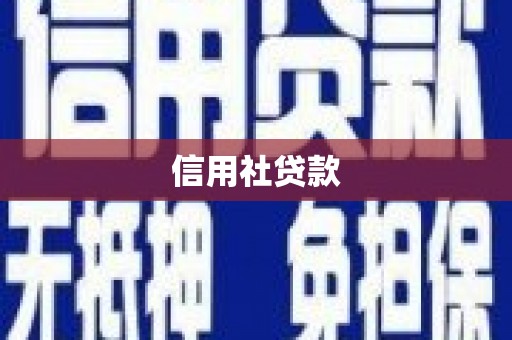 保德信用社贷款