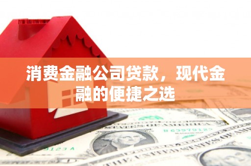 郁南消费金融公司贷款，现代金融的便捷之选