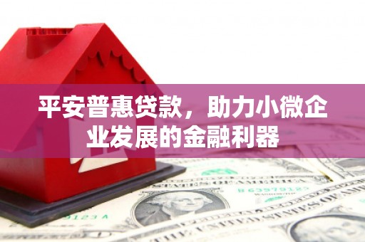 葫芦岛平安普惠贷款，助力小微企业发展的金融利器