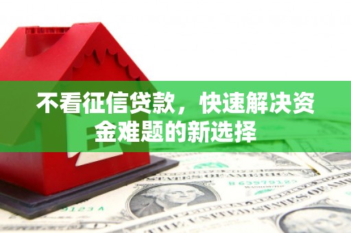 昭化不看征信贷款，快速解决资金难题的新选择