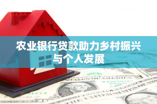 永胜农业银行贷款助力乡村振兴与个人发展
