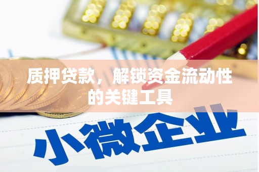 南屯质押贷款，解锁资金流动性的关键工具