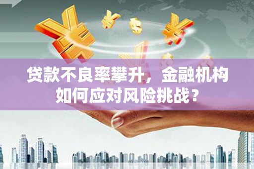 三地门贷款不良率攀升，金融机构如何应对风险挑战？
