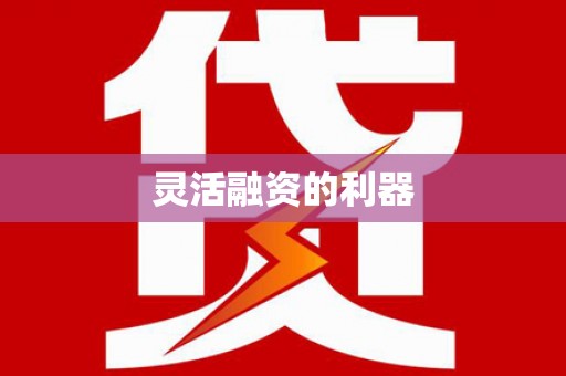 临沧灵活融资的利器