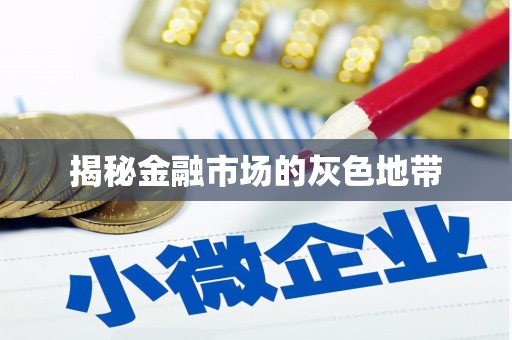 信州揭秘金融市场的灰色地带