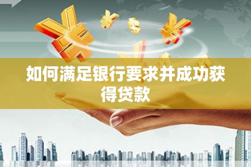 天桥如何满足银行要求并成功获得贷款